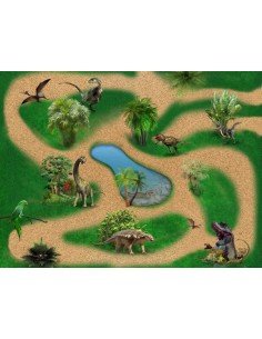 Tapis de jeux enfants, dinosaure
