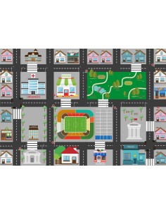 Tapis de jeux enfants, ville
