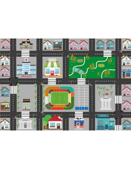 Tapis de jeux enfants, ville