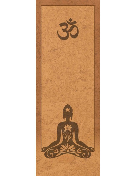 Tapis de yoga effet liège