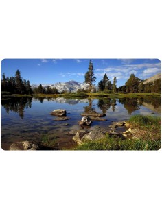 Tapis de bureau illustration montagne