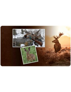 Tapis de bureau illustration chasse
