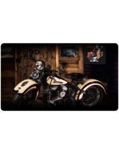 Tapis de bureau illustration moto