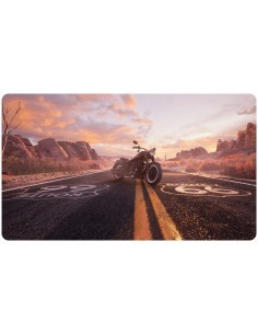Tapis de bureau illustration moto route 66