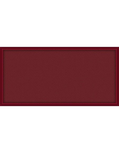 Tapis multijeux rectangle meeple bordeaux