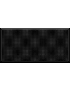 Tapis multijeux rectangle meeple noir
