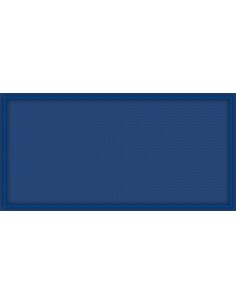 Tapis multijeux rectangle meeple bleu