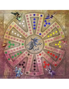 Plateau de jeux de tock fée 6 joueurs