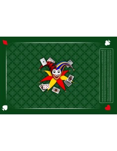 Tapis de Belote Rectangle - 60x40cm - MonTapisDeJeux