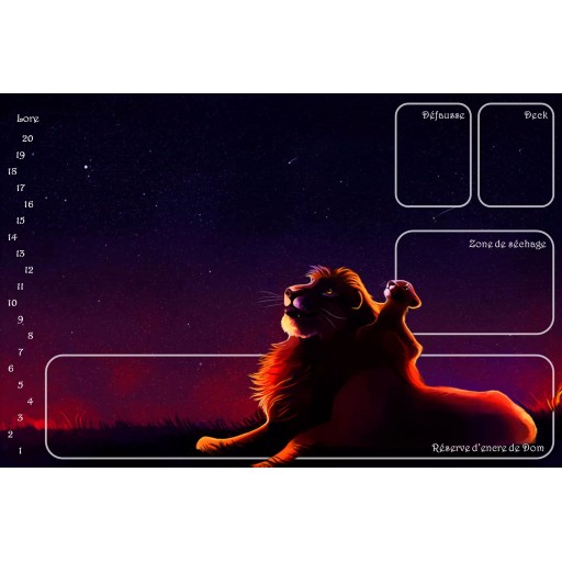 4 tapis personnalisés 60x40cm en 3mm d'épaisseur