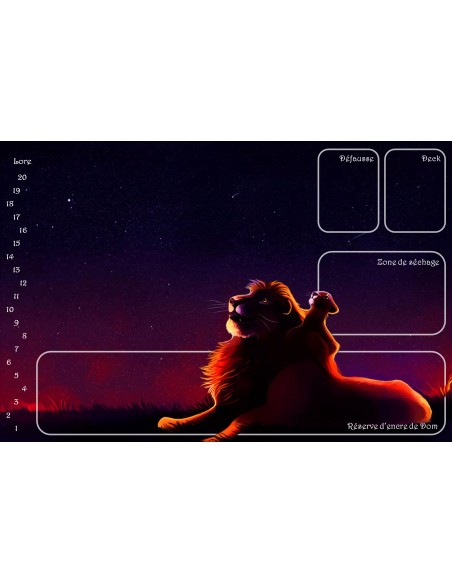 4 tapis personnalisés 60x40cm en 3mm d'épaisseur