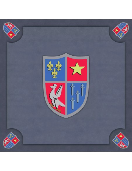 Tapis personnalisé 70x70cm en 3mm d'épaisseur