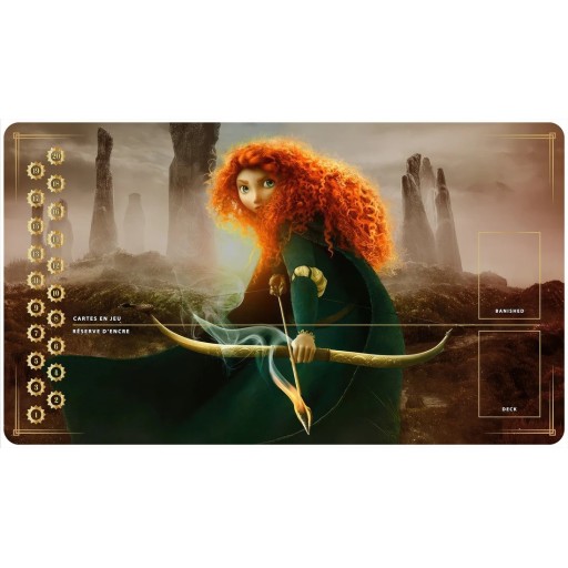 Tapis Playmats inspirés par l'univers Lorcana le roi lion