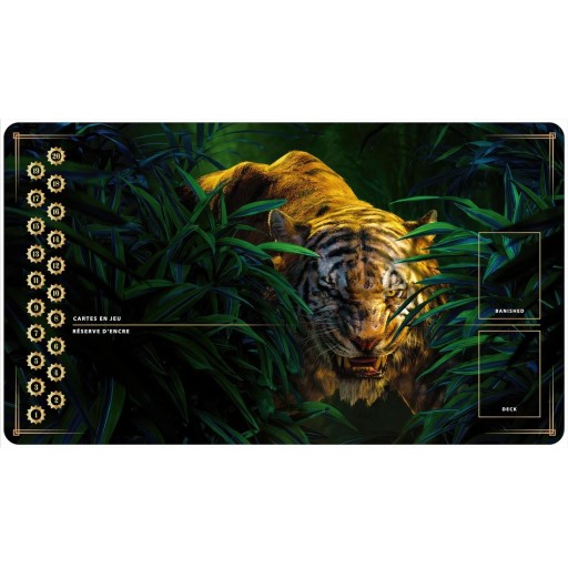 Tapis Playmats inspirés par l'univers Lorcana le roi lion