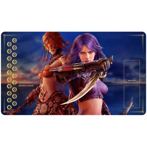 Tapis Playmats inspirés par l'univers Lorcana le roi lion