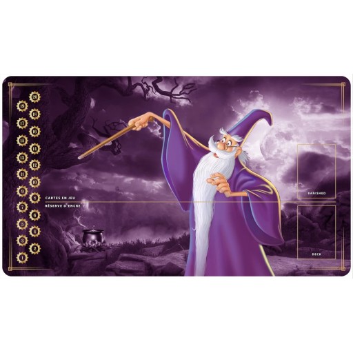 Tapis Playmats inspirés par l'univers Lorcana le roi lion