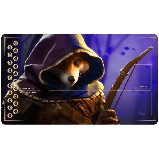 Tapis Playmats inspirés par l'univers Lorcana le roi lion