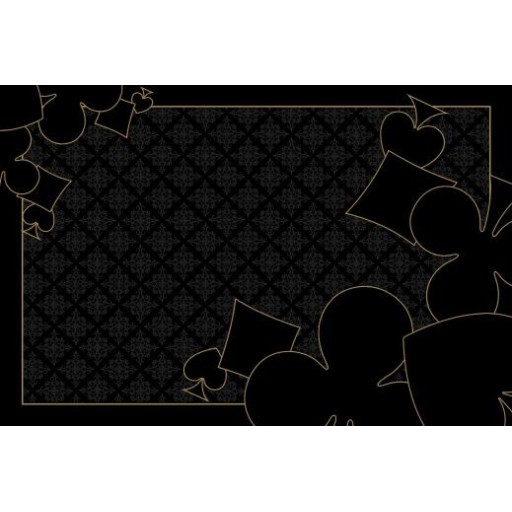 Tapis Multijeux rectangle pique forest noir