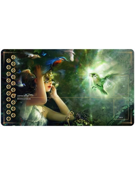 Tapis Playmats inspirés par l'univers Lorcana féérie