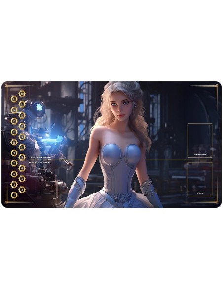 Tapis Playmats inspirés par l'univers Lorcana princesse