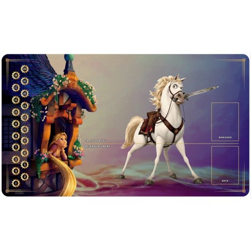 Tapis Playmats inspirés par l'univers Lorcana le roi lion