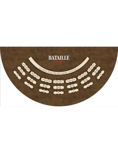 Tapis de casino, tapis de bataille brun