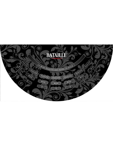 Tapis de casino, tapis de bataille noir