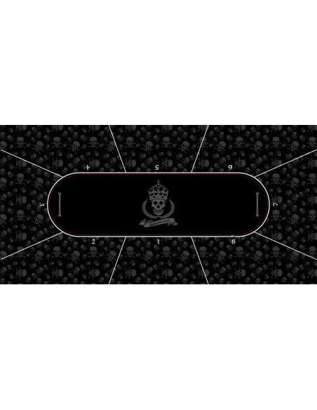 Tapis de poker rectangulaire agressive poker 8 joueurs