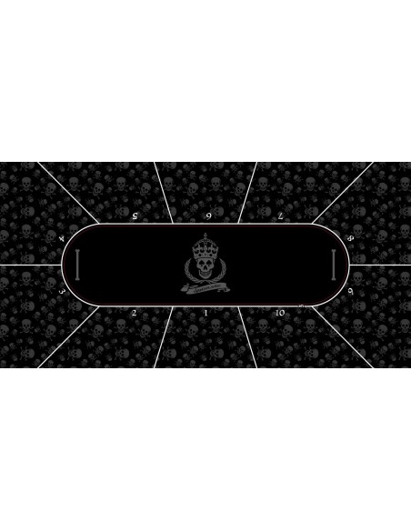 Tapis de poker rectangulaire agressive poker 10 joueurs