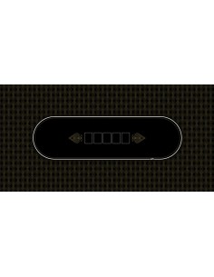 Tapis de poker rectangulaire édition gold