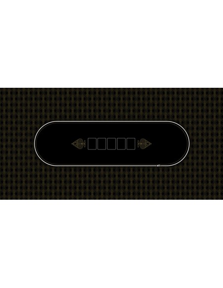 Tapis de poker rectangulaire édition gold