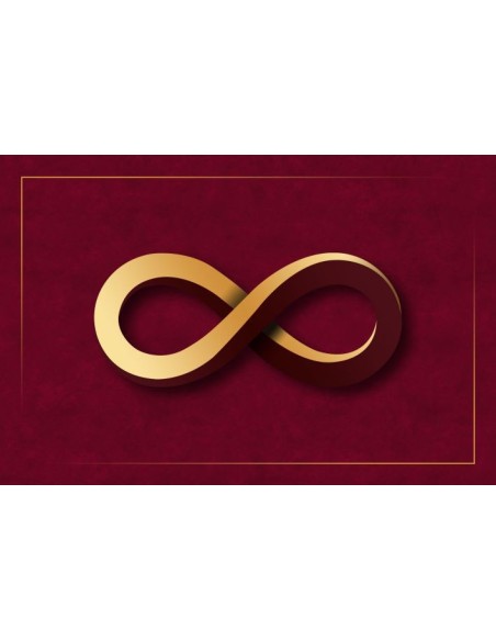 Tapis Multijeux rectangle infinity bordeaux