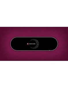 Tapis de poker rectangulaire Luna Pure Player