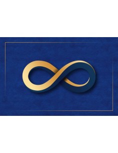 Tapis Multijeux rectangle infinity bleu