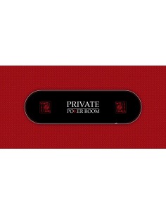 Tapis de Poker rectangulaire design Private Poker