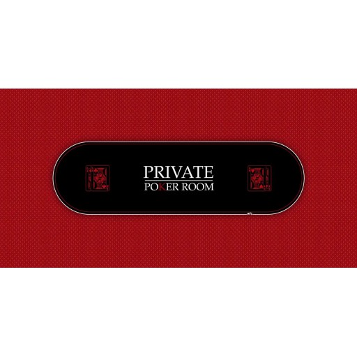 Tapis de Poker rectangulaire "Private Poker"