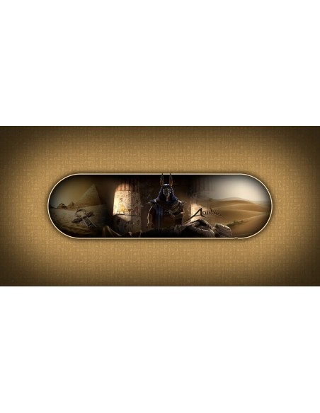 Tapis de poker rectangulaire anubis