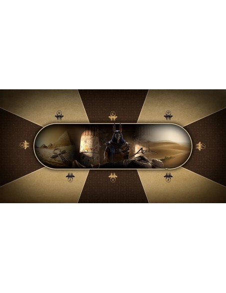 Tapis de poker rectangulaire anubis 8 joueurs