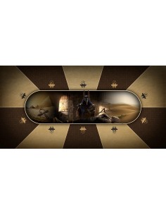 Tapis de poker rectangulaire anubis 10 joueurs
