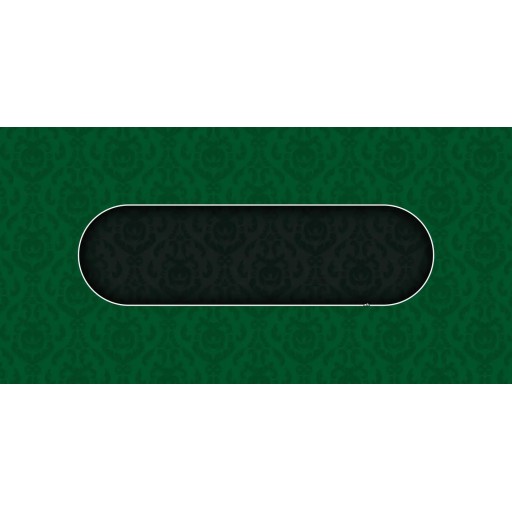 Tapis de Poker rectangulaire "Victorian Vert"