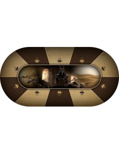Tapis de poker ovale anubis 2