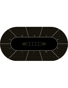 Tapis de poker ovale édition gold 2