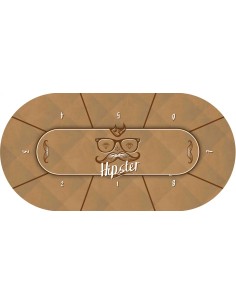 Tapis de poker ovale "Hispter" 2