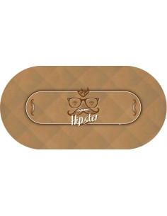 Tapis de poker ovale "Hispter"