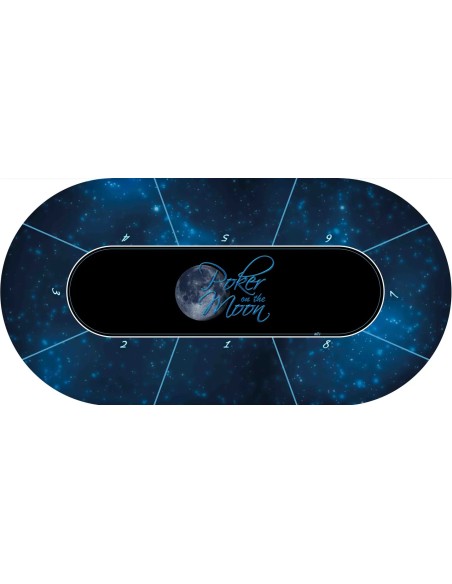 Tapis de poker ovale poker on the moon 8 joueurs Tapis de poker ovale poker on the moon 8 joueurs