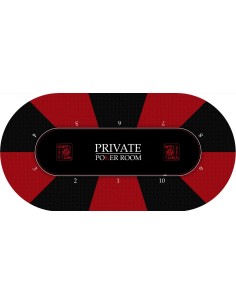 Tapis de Poker ovale design Private Poker 2