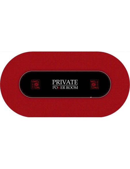 Tapis de Poker ovale design Private Poker
