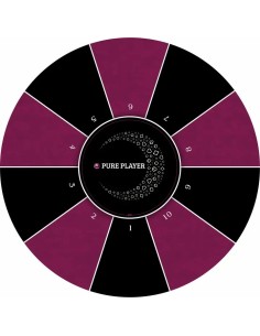 Tapis de poker rond design luna pure player 10 joueurs