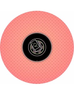 Tapis de poker rond Néon Rétro