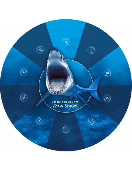 Tapis de poker rond shark evolution 10 joueurs